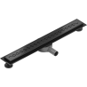 Mexen Flat 360° M18 drehbarer Linienablauf 70 cm, schwarz - 1723070-40