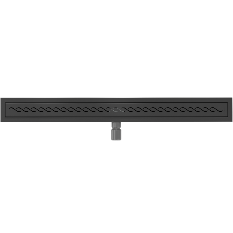 Mexen Flat 360° M18 drehbarer linearer Abfluss 80 cm, schwarz - 1723080-40