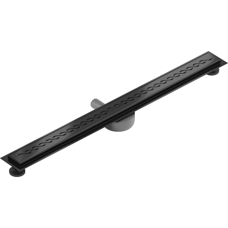 Mexen Flat 360° M18 Drehbarer Linearablauf 90 cm, schwarz - 1723090-40