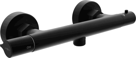 Mexen Slim thermostatische Duscharmatur, schwarz - 77105-70