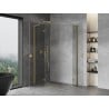 Mexen Mist-H L Duo Duschkabine Türen links 100 x 70 cm, transparent, gold - 8A5L-100L-070P-50-00