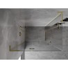 Mexen Mist-H L Duo Links Schwingtür-Duschkabine 105 x 80 cm, transparent, gold - 8A5L-105L-080P-50-00