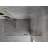 Mexen Mist-H L Duo Duschkabine rechts öffnend 70 x 85 cm, transparent, gold - 8A5L-070L-085P-50-00