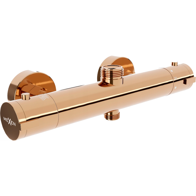 Mexen Kai thermostatische Duscharmatur, Roségold - 77150-60