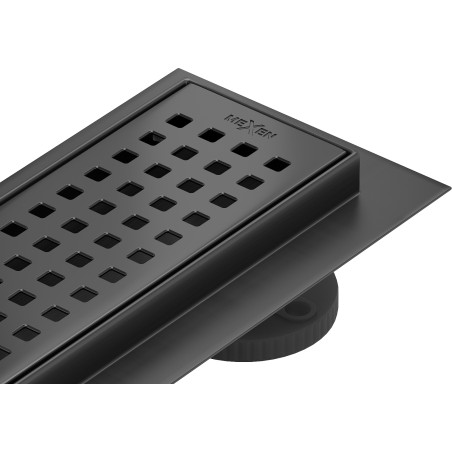 Mexen Flat 360° M08 drehbarer Linienabfluss 90 cm, schwarz - 1725090-40