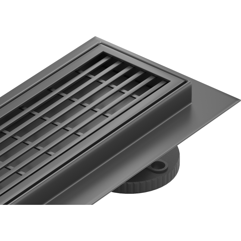 Mexen Flat 360° M33 Rotierender Linienabfluss 90 cm, schwarz - 1733090-40