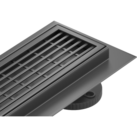 Mexen Flat 360° M33 Rotierender Linienabfluss 90 cm, schwarz - 1733090-40