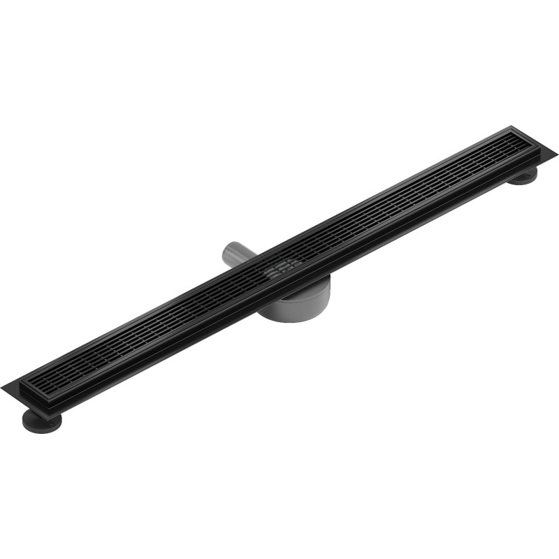 Mexen Flat 360° M33 drehbarer Linienablauf 90 cm, schwarz - 1733090-40