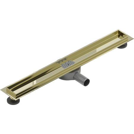 Mexen Flat 360 Abdeckung für lineare Duschabläufe 60 cm, Gold - 1540060