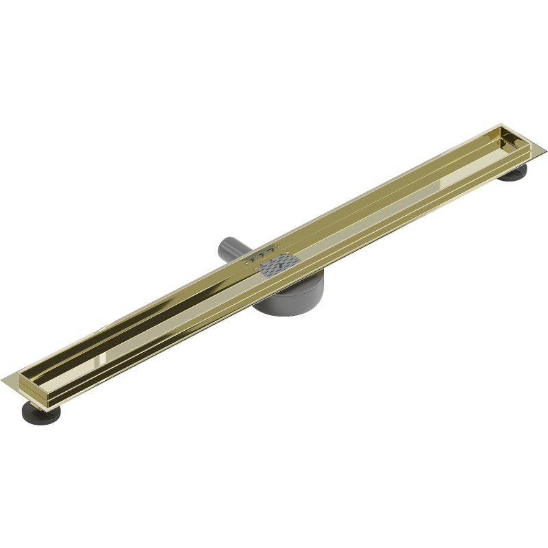 Mexen Flat 360° Schwenkbarer Rinnenkörper 90 cm, gold - 1540090