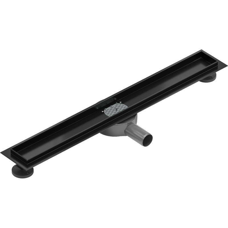 Mexen Flat 360° Rotierender Körper für Linienablauf 50 cm, schwarz - 1740050