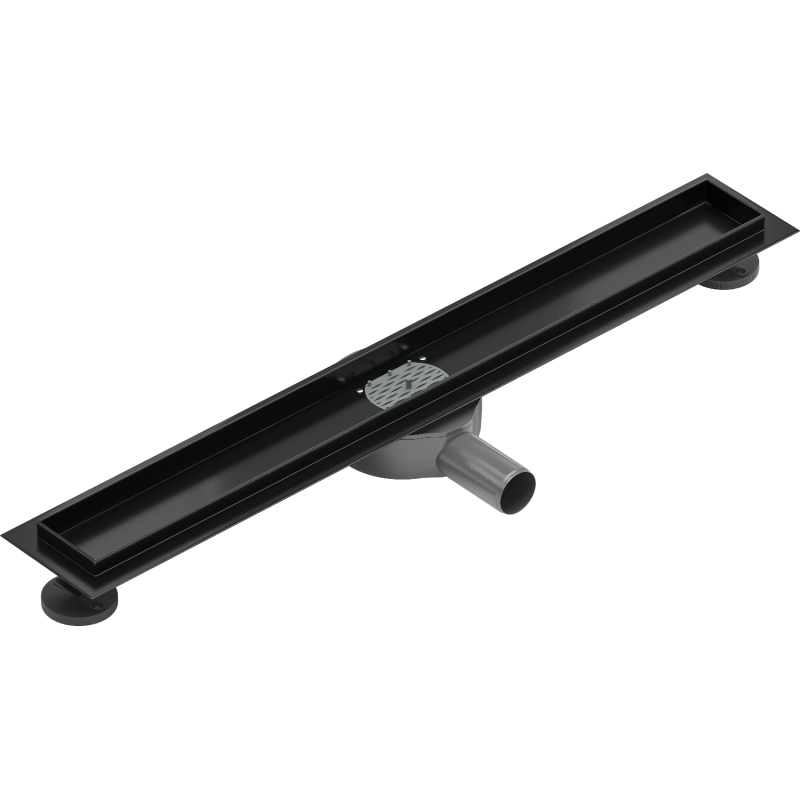 Mexen Flat 360° Rotationseinsatz für linearen Abfluss 60 cm, schwarz - 1740060