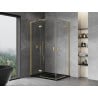 Mexen Mist-H L Duo Duschkabine Anschlag links 85 x 70 cm, transparent, gold gebürstet - 8A5L-085L-070P-55-00