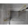 Mexen Mist-H L Duo Duschkabine schwenkbar links 115 x 100 cm, transparent, gebürstetes Gold - 8A5L-115L-100P-55-00