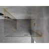 Mexen Mist-H L Duo Duschkabine rechts öffnend 90 x 110 cm, transparent, gebürstetes Gold - 8A5L-090L-110P-55-00