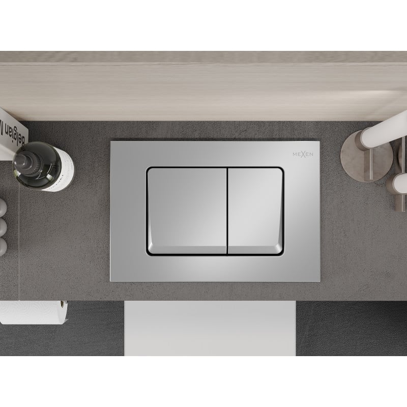Mexen Fenix 10 XS Spültaste, mattes Chrom - 601002