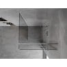 Mexen Mist-H T Duschkabine schwenkbar rechts 70 x 70 cm, transparent, Chrom - 8A5T-070-070-01-00-P