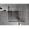 Mexen Mist-H T Duschkabine, schwenkbar, rechts, 75 x 75 cm, transparent, Chrom - 8A5T-075-075-01-00-P