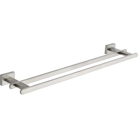 Mexen Arno doppelter Handtuchhalter, gebürsteter Nickel - 7020725-97