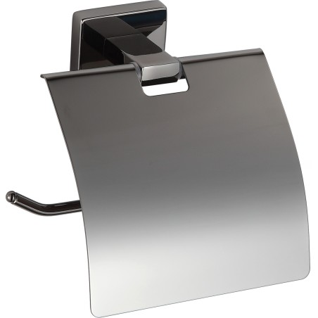 Mexen Arno Toilettenpapierhalter, Schwarz Chrom - 7020733-73