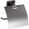 Mexen Arno Toilettenpapierhalter, Schwarz Chrom - 7020733-73