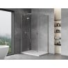 Mexen Mist-H T Duschkabine, schwenkbar, links 95 x 70 cm, transparent, Chrom - 8A5T-095-070-01-00-L