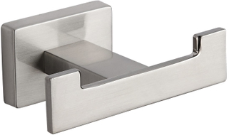 Mexen Arno doppelter Handtuchhaken, gebürstetes Nickel - 7020735-97