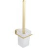 Mexen Arno Toilettenbürste, gebürstetes Gold - 7020750-55