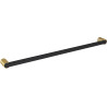 Mexen Base Handtuchhalter, schwarz/gold - 7088224-57