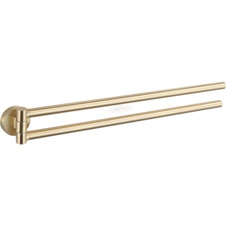 Mexen Remo doppelter schwenkbarer Handtuchhalter, gebürstetes Gold - 70507255-55