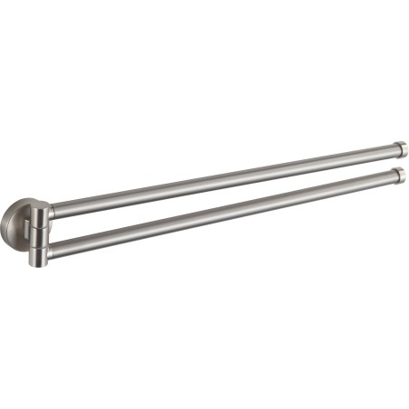 Mexen Remo doppelter schwenkbarer Handtuchhalter, gebürstetes Nickel - 70507255-97