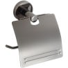 Mexen Remo Toilettenpapierhalter, Schwarzchrom - 7050733-73