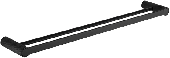 Mexen Base doppelter Handtuchhaken, schwarz - 7088225-70