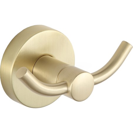 Mexen Remo doppelter Handtuchhaken, gebürstetes Gold - 70507352-55
