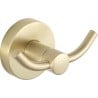 Mexen Remo doppelter Handtuchhaken, gebürstetes Gold - 70507352-55