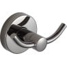 Mexen Remo doppelter Handtuchhaken, Black Chrome - 70507352-73
