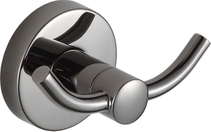 Mexen Remo doppelter Handtuchhaken, Black Chrome - 70507352-73