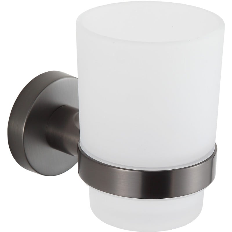 Mexen Remo Zahnputzbecher, gebürstetes Gun Gray - 7050738-66