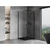 Mexen Mist-H T Duschkabine rechts öffnend 75 x 75 cm, transparent, schwarz - 8A5T-075-075-70-00-P