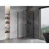 Mexen Mist-H T Duschkabine, nach rechts öffnend, 70 x 70 cm, transparent, schwarz - 8A5T-070-070-70-00-P