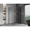 Mexen Mist-H T Duschkabine rechts öffnend 80 x 75 cm, transparent, schwarz - 8A5T-080-075-70-00-P