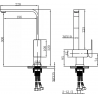 Mexen Liv Küchenarmatur, Inox - 672100-99
