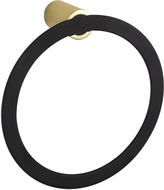 Mexen Base Handtuchhalter, schwarz/gold - 7088232-57