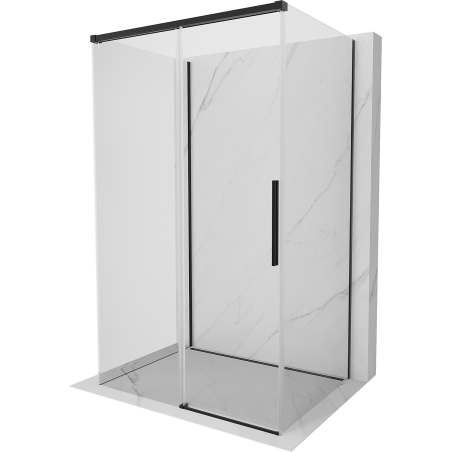 Mexen Rox-3S 3-seitige Duschkabine, verschiebbar 110 x 90 cm, transparent, schwarz - 8C2-110-090-70-00-3S