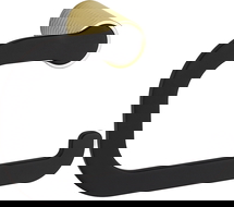 Mexen Base Toilettenpapierhalter, schwarz/gold - 7088233-57