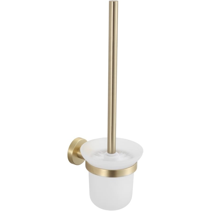 Mexen Remo Toilettenbürste, gebürstetes Gold - 7050750-55