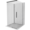 Mexen Rox-3S dreiseitige Duschkabine zum Schieben 120 x 120 cm, transparent, schwarz - 8C2-120-120-70-00-3S