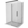Mexen Rox-3S 3-seitige Duschkabine, verschiebbar 155 x 120 cm, transparent, schwarz - 8C2-155-120-70-00-3S