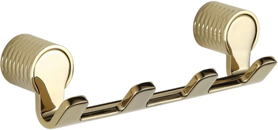 Mexen Base vierfacher Handtuchhaken, gold - 70882354-50