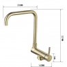 Mexen Madox Fensterküchenarmatur, gebürstetes Gold - 672000-50